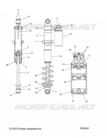 SUSPENSION, AMMORTIZZATORE POSTERIORE TRACK