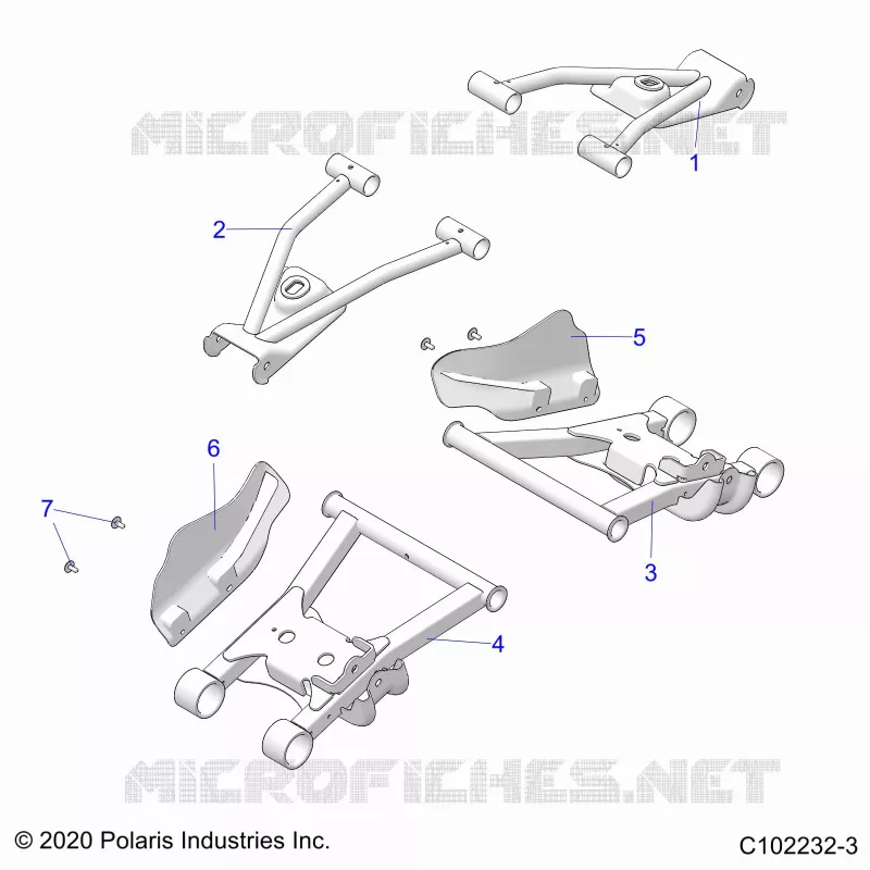 SOSPENSIONE POSTERIORE CONTROL ARMS