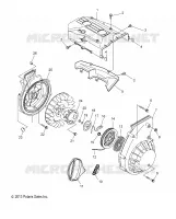 ENGINE, VENTILATORE HOUSING   AUTOAVVOLGENTE