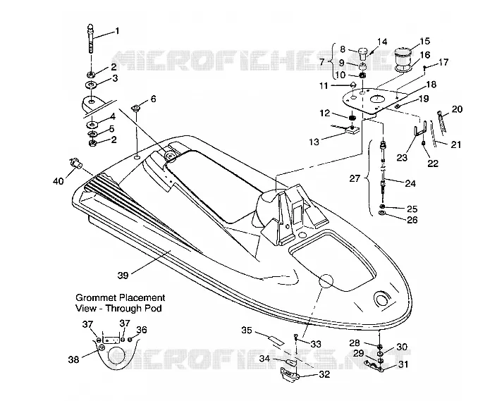 SCAFO   CORPO ASSEMBLY SL 750 B944070 (4927012701002A)