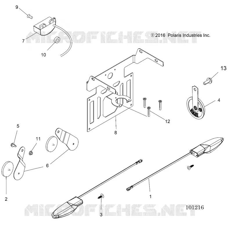 ELETTRICO, TURN SIGNALS, HORN AND LICENSE PLATE LIGHT