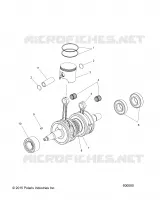 ENGINE, PISTON AND ALBERO MOTORE