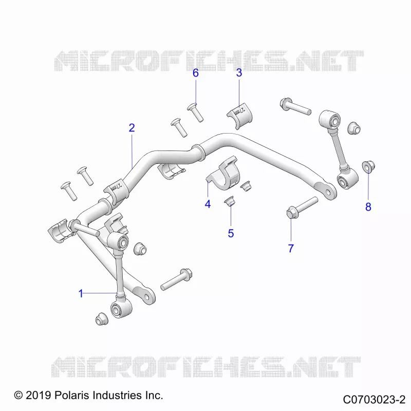 SUSPENSION, FRONT BARRA DI STABILIZZAZIONE