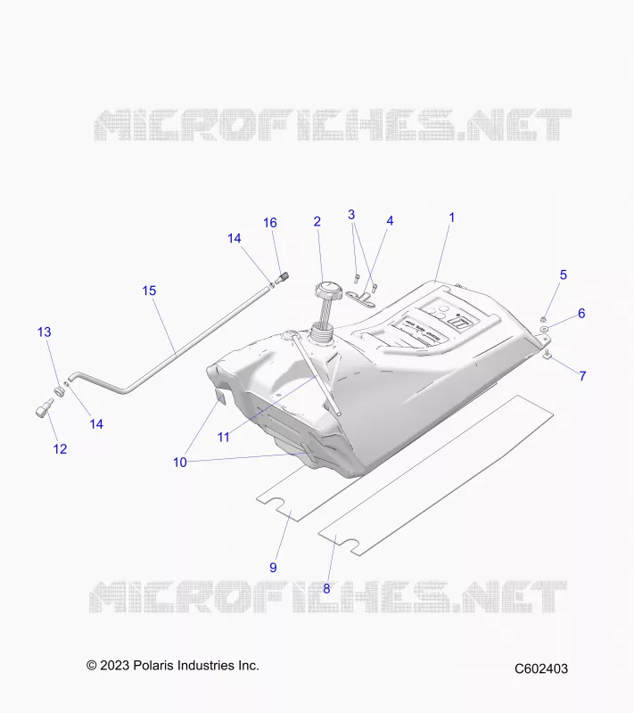 SISTEMA DI ALIMENTAZIONE CARBURANTE, FUEL TANK ASM.
