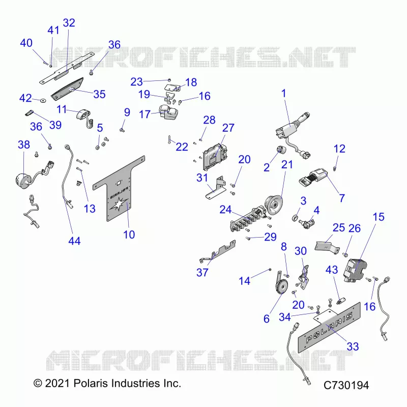 ELETTRICO, WIRE HARNESS COMPONENTS, AND LICENSE PLATE