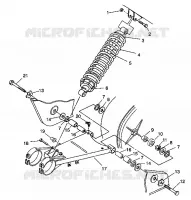 SWING ARM   SHOCK 6X6 350L S938739 (4924362436028A)