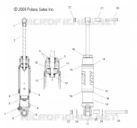 AMMORTIZZATORE POSTERIORE TRACK (INDY SP)(7043177)