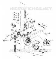 ANTERIORE MONTANTE MONTAGGIO 6X6 250 W938727 (4924092409015A)