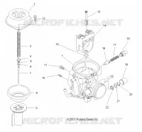 MOTORE, CARBURATORE, UPPER
