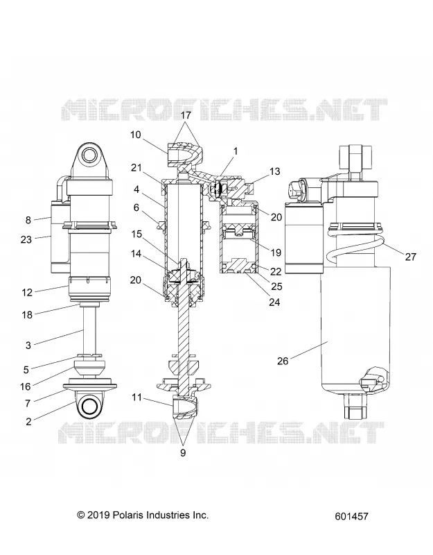 SUSPENSION, SHOCK ANTERIORE TRACK (7044878)