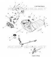 SISTEMA DI ALIMENTAZIONE CARBURANTE, CARBURANTE TANK, RAIL, LINE and corpo farfallato