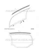 PARABREZZA, FRONT AND REAR EXTRUSION COVER
