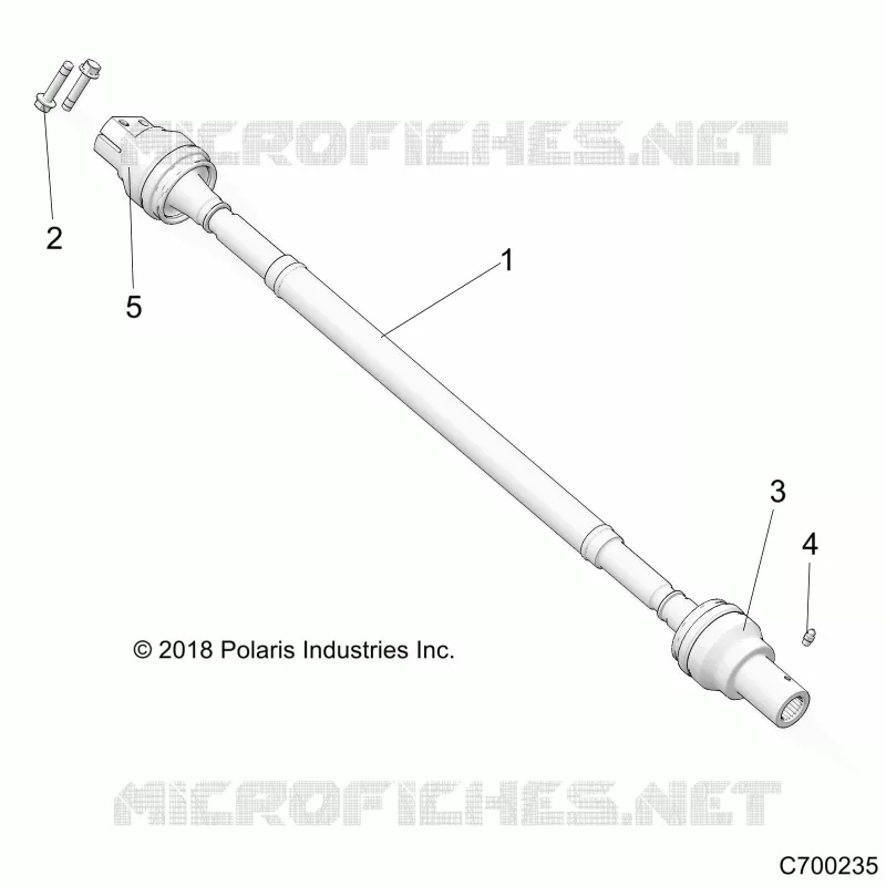 TRASMISSIONE, REAR PROP SHAFT