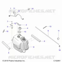 SISTEMA DI ALIMENTAZIONE CARBURANTE, FUEL TANK ASM.