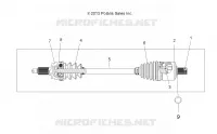 TRASMISSIONE, DRIVE SHAFT, FRONT (TO 2/15/16)