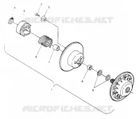 FRIZIONE DRIVEN ASSEMBLY SPORT 0950443, SPORT TOURING 0950243  and EUROPEAN S (4928822882C006)
