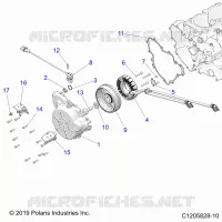 ENGINE, STATOR AND VOLANO