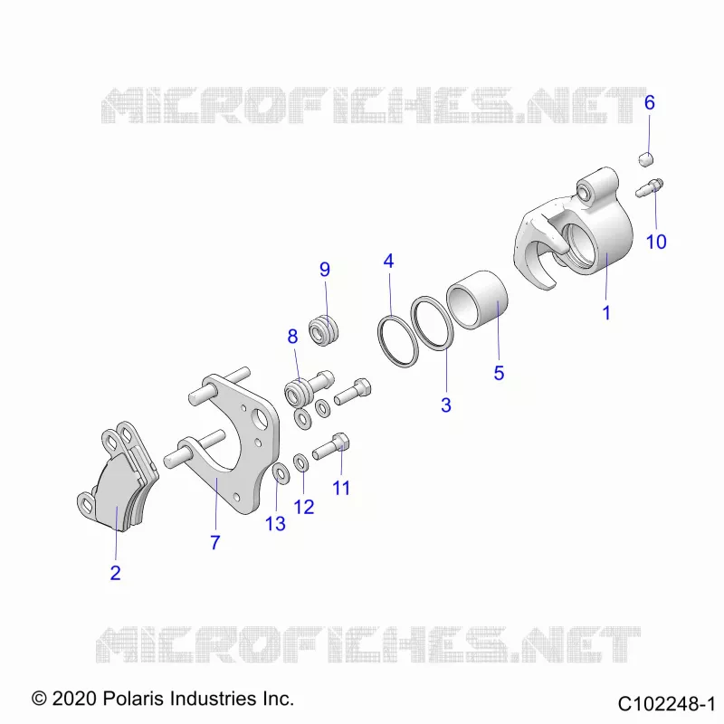 FRENOS, MIDDLE CALIPER