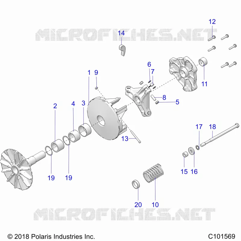 TRASMISSIONE, PRIMARY CLUTCH