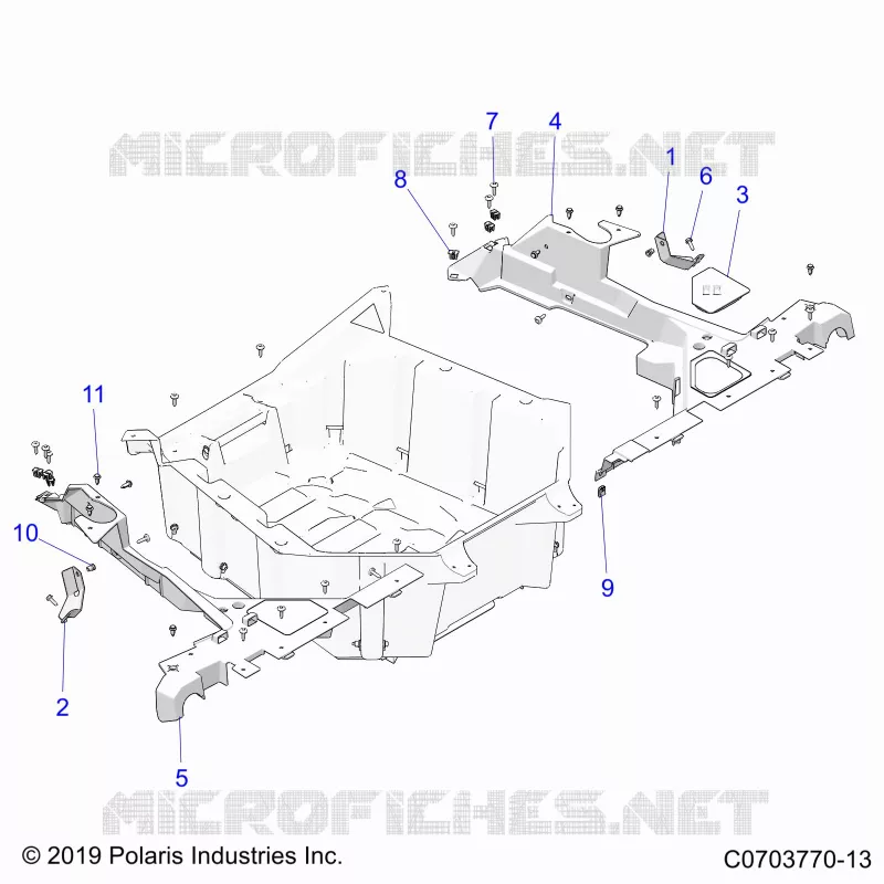 CARROZZERIA POSTERIORE RACK, MOUNTING