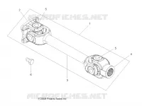 DRIVE TRAIN, PROP ALBERO, REAR