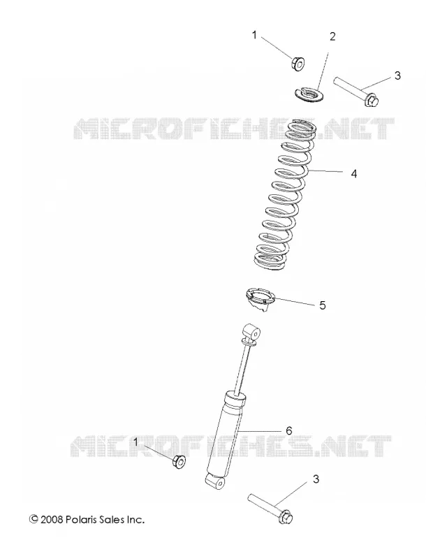 SUSPENSION, SHOCK ANTERIORE