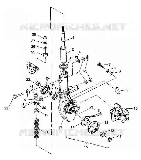 ANTERIORE MONTANTE MONTAGGIO 4X4 350L S938139 (4924342434014A)