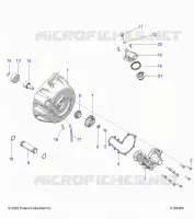 ENGINE, SISTEMA DI RAFFREDDAMENTO AND WATER PUMP
