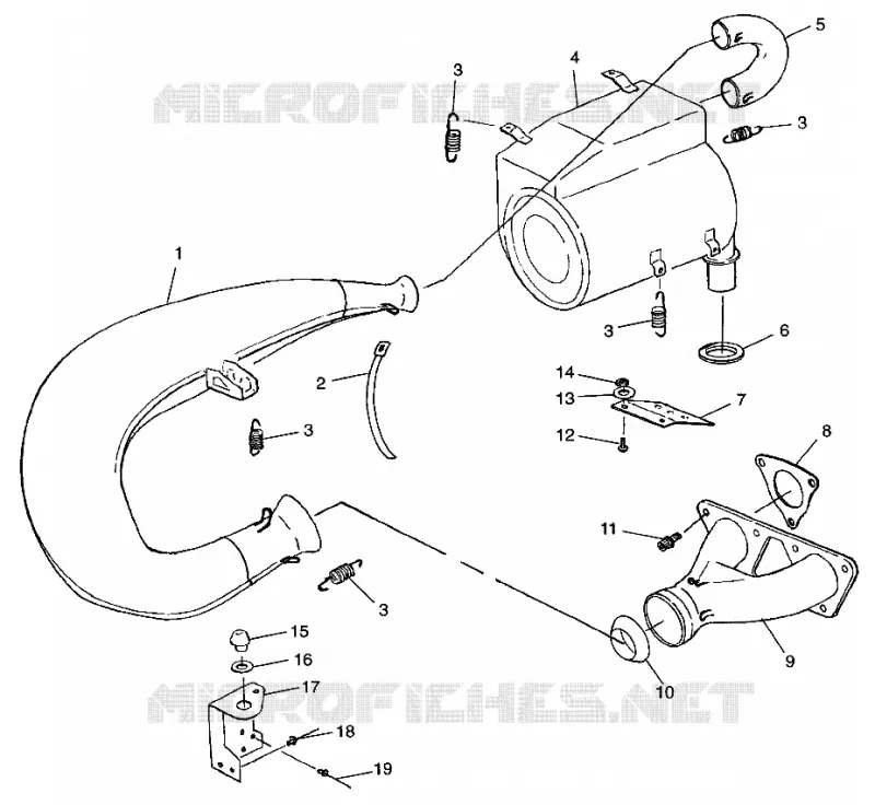IMPIANTO DI SCARICO 600 RMK 0980958 and EUROPEAN 600 RMK E980958 (4944634463C003)
