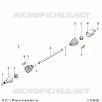 TRASMISSIONE, DRIVE SHAFT, FRONT