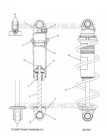 SUSPENSION, SHOCK ANTERIORE TRACK MONOTUBE