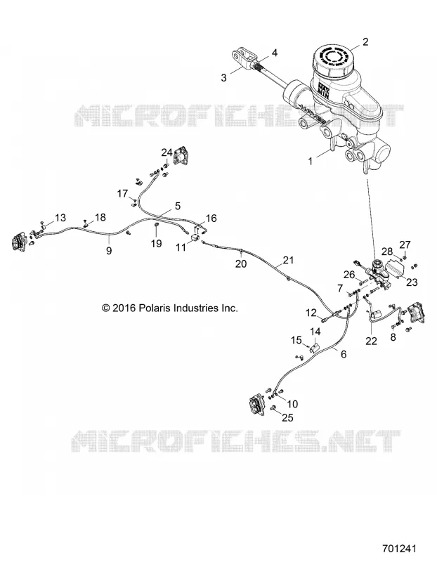 LINEE FRENO AND CILINDRO PRINCIPALE