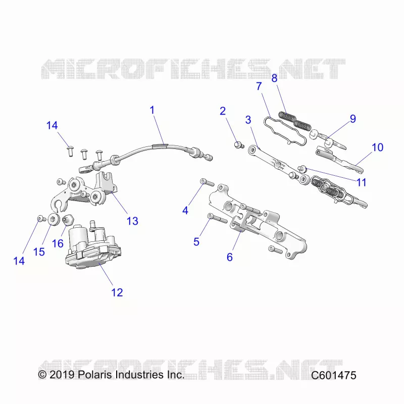 ENGINE, VALVOLA SCARICO ASM. AND ACTUATOR