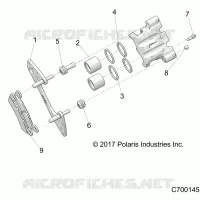 FRENO POSTERIORE CALIPER