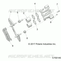 FRENO POSTERIORE CALIPER