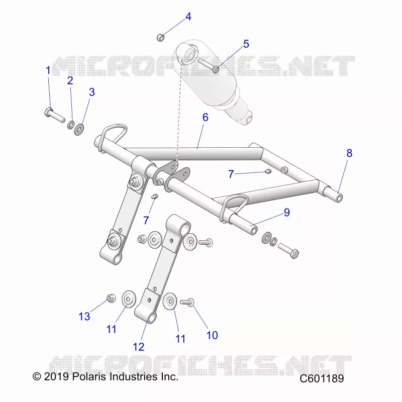 SUSPENSION, ANTERIORE COPPIA ARM