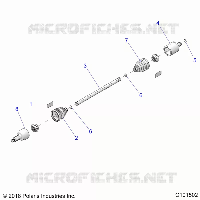DRIVE TRAIN, DRIVE POSTERIORE ALBERO