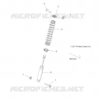 SUSPENSION, SHOCK ANTERIORE MOUNTING