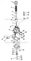 CARBURATORE TRAIL 0960761, TRAIL TOURING 0960262 AND EUROPEAN TRAIL TOURING (4931763176D005)