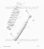 SUSPENSION, REAR SHOCK MONTAGGIO