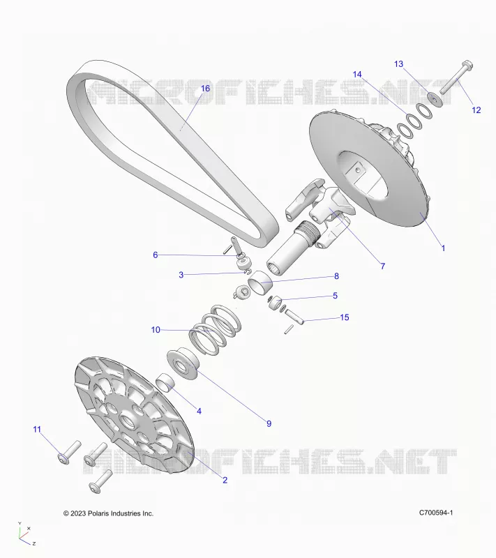 TRASMISSIONE, SECONDARY CLUTCH