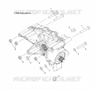 SCATOLA DEGLI INGRANAGGI, MOUNTING, REAR