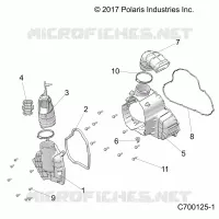 ENGINE, ALTERNATORE  COVER HVAC