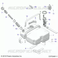 SISTEMA DI ALIMENTAZIONE CARBURANTES, FUEL TANK