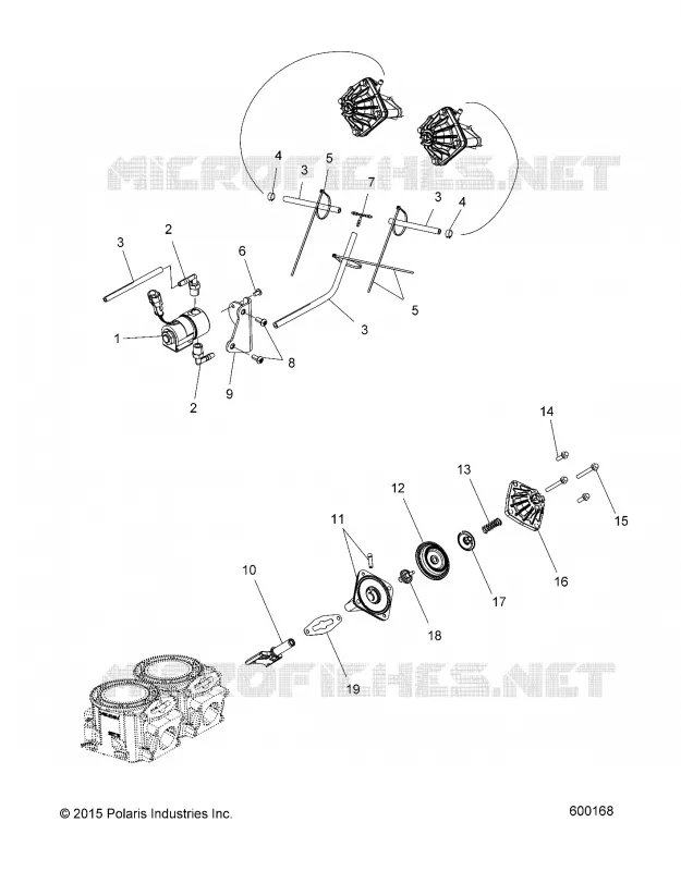 ENGINE, VALVOLA SCARICOS AND SOLENOID