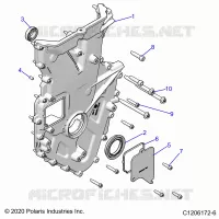 MOTORE, FRONT COVER