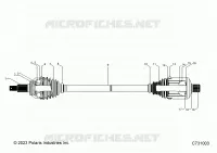 TRASMISSIONE, FRONT HALF SHAFT