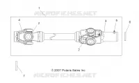 DRIVE TRAIN, FRONT PROP ALBERO