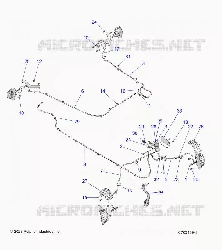 BRAKES, BRAKE LINES AND CILINDRO PRINCIPALE
