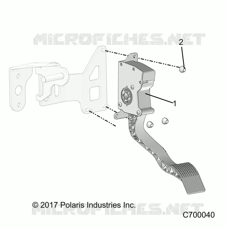 ENGINE, ACCELERATORE PEDALE